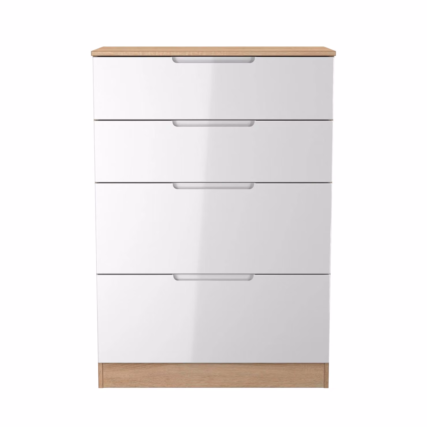 2 U Lucca 4 Drawer Deep Chest in Light Oak – 2