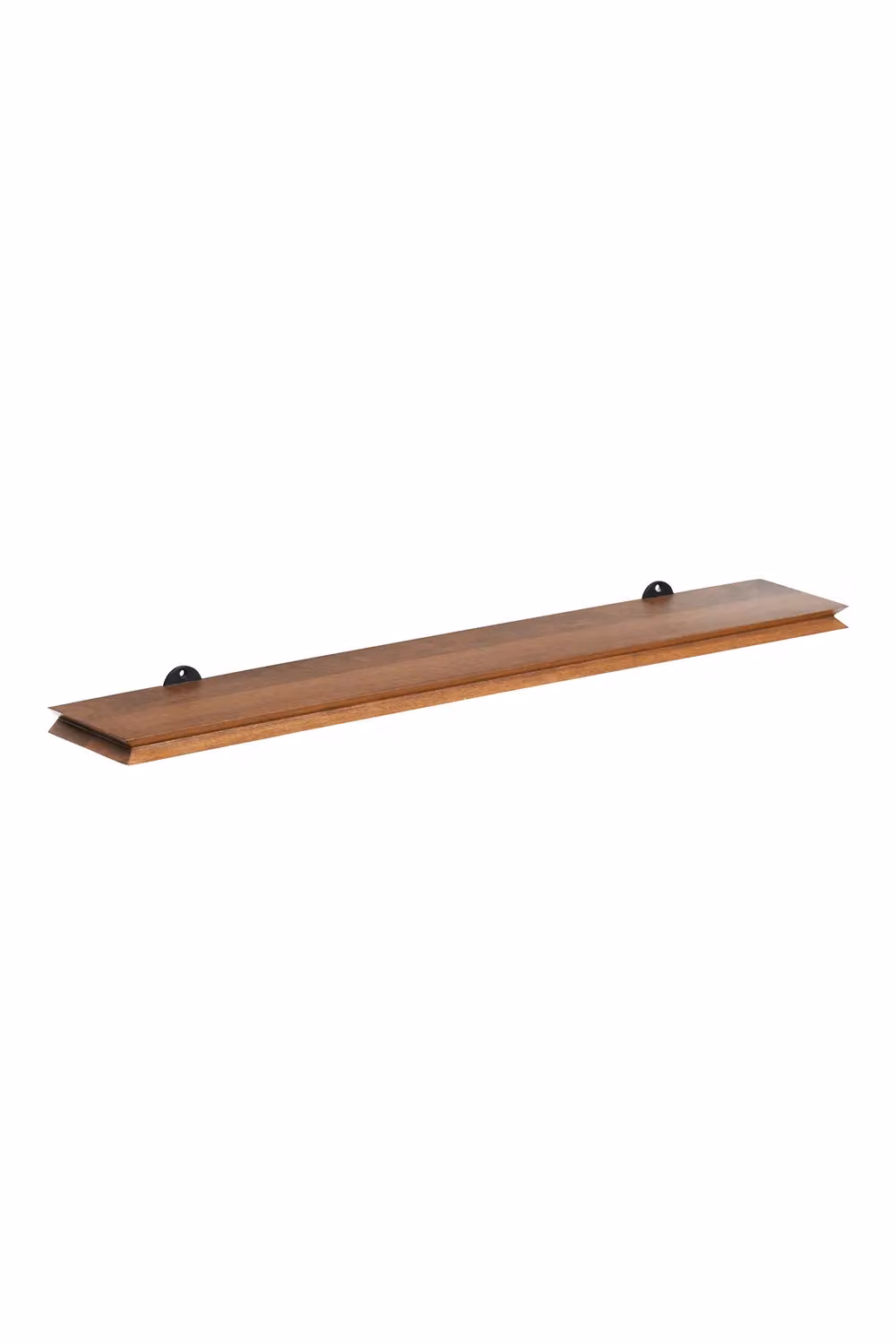 MH London Hamish Large Wall Mounted Floating Storage Shelf in Solid Walnut Wood – 2