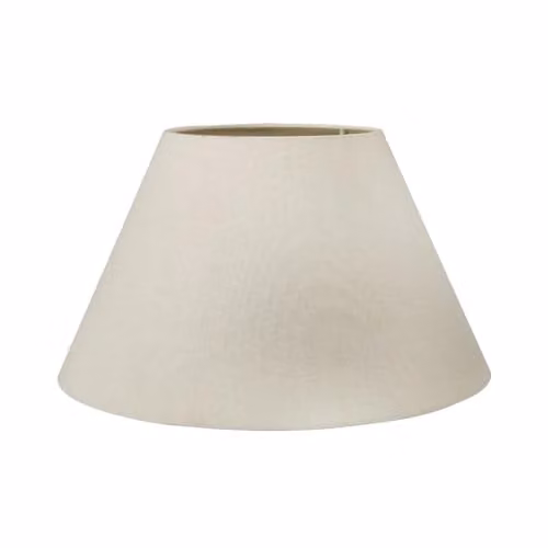 Ruma Beige Cotton Empire Lamp Shade for Table and Floor Lamps, Diameter: 40 cm