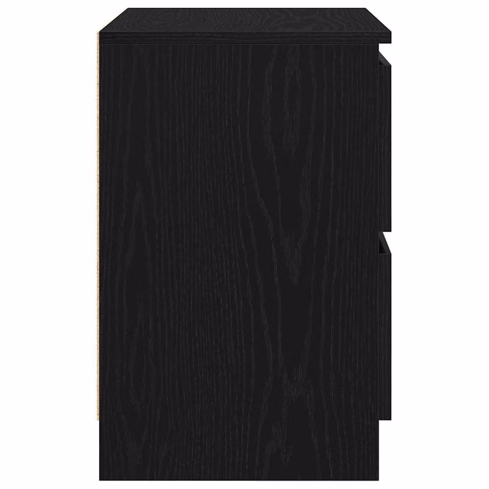 Berkfield Home Black Modern TV Cabinet in Matt MDF, W/D/H: 40 x 35 x 54 cm – 4