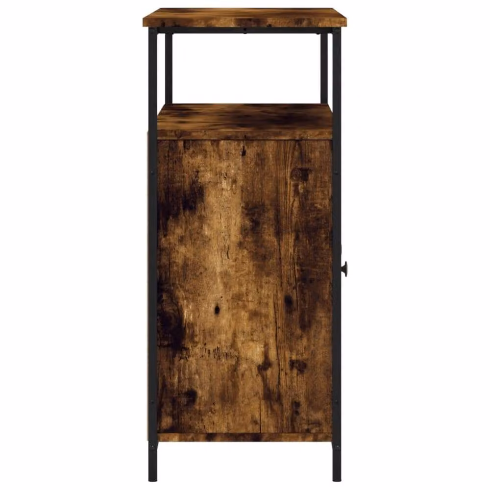 Berkfield Home Smoked Oak Sideboard in Brown, W/D/H: 100 x 35 x 80 cm – 5