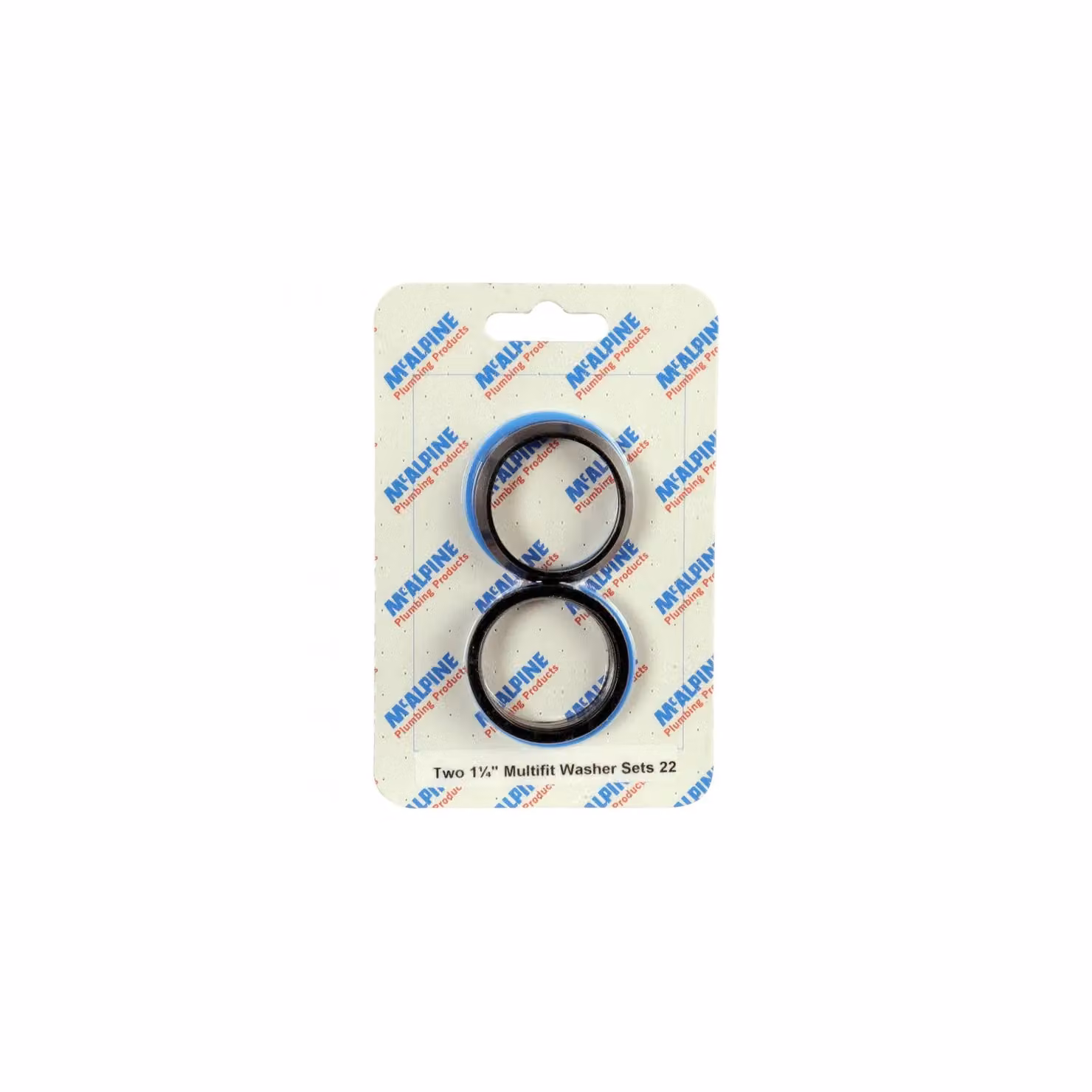 McAlpine CARD-22 Two 1.25 inch Multifit Washer Sets in Black – 2