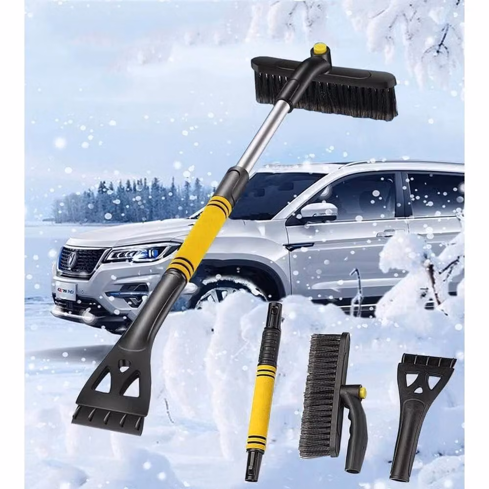 PAWNORA Car Ice Scraper and Snow Brush in Black – 3
