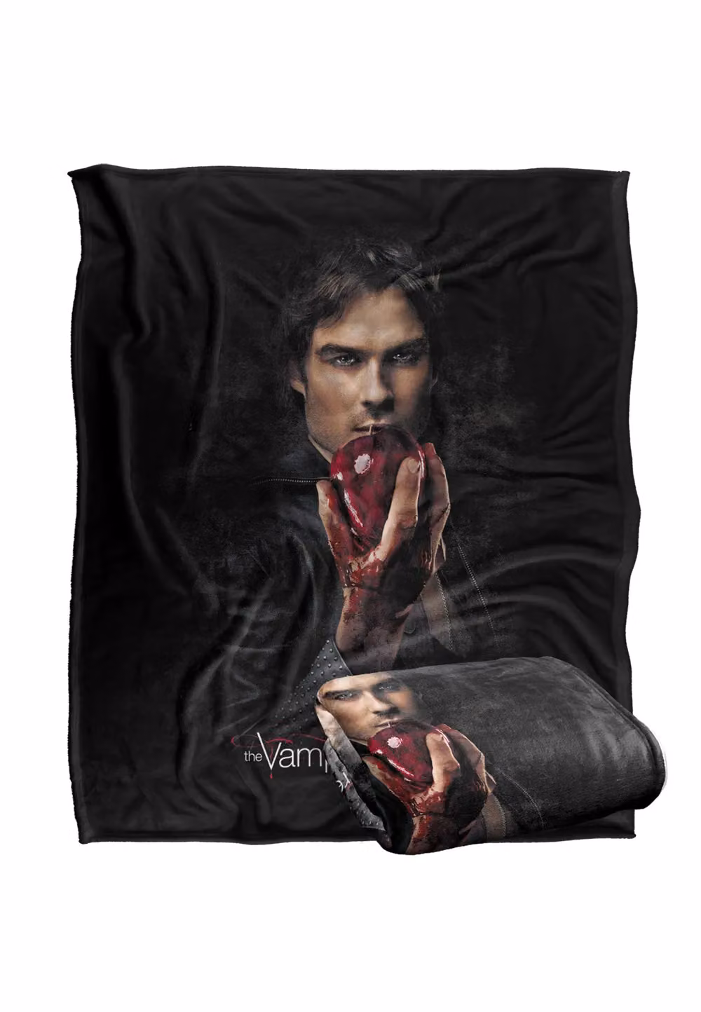 Warner Brothers Vampire Diaries Damon Fruit Silky Touch Super Soft Throw Blanket in White – 2