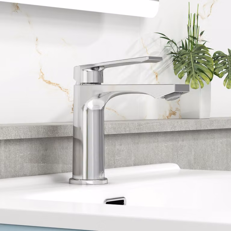 Royal Bathrooms Cora Mono Basin Mixer Single Lever Tap in Chrome