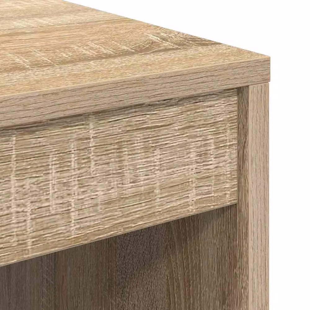 Berkfield Home Modern Computer Desk in Sonoma Oak, Light Brown, W/D/H: 70 x 50 x 76 cm – 3