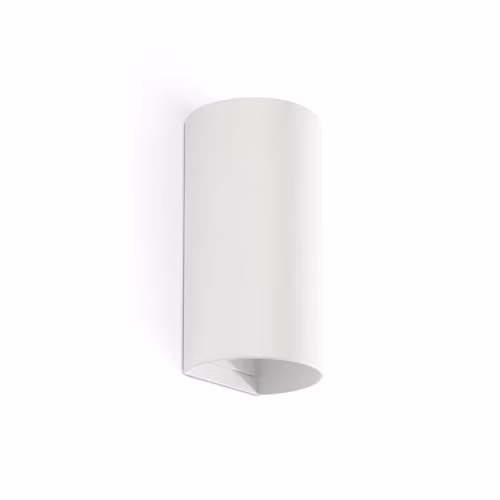 Netlighting FARO BARCELONA Sole Round White Ceramic Up & Down Wall Lamp with 2x GU10