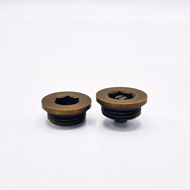 Lux Heat Antique Brass Air Vent and Plug, 1/2 inch