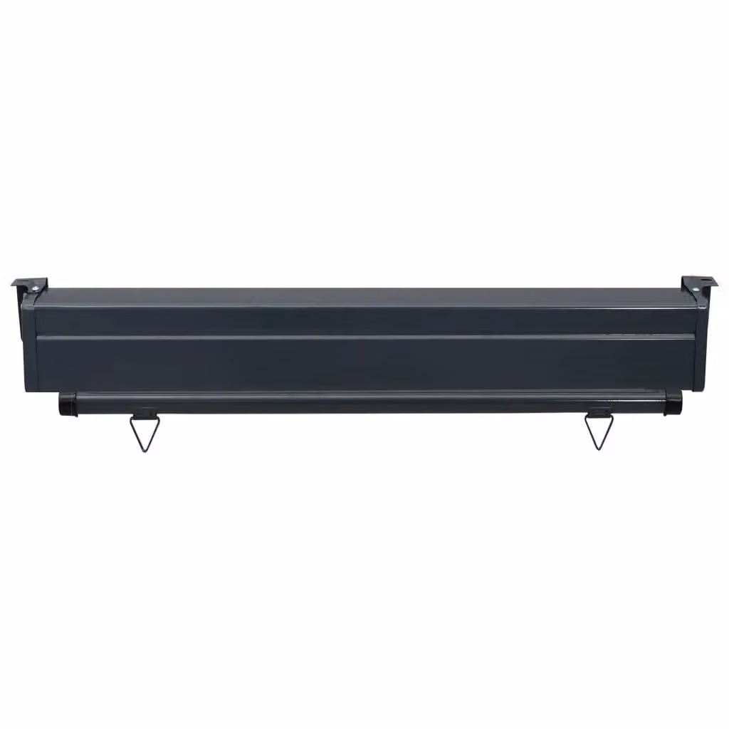 Berkfield Home Grey Balcony Side Awning, W: 105 cm, H: 250 cm – 3