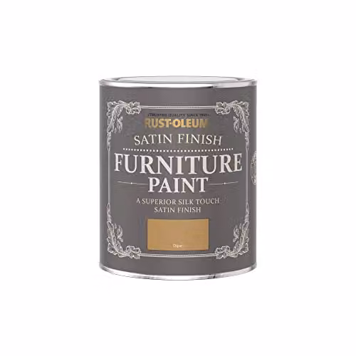 Rust-Oleum Yellow Furniture and Skirting Board Paint in Satin Finish, 750ml – 3