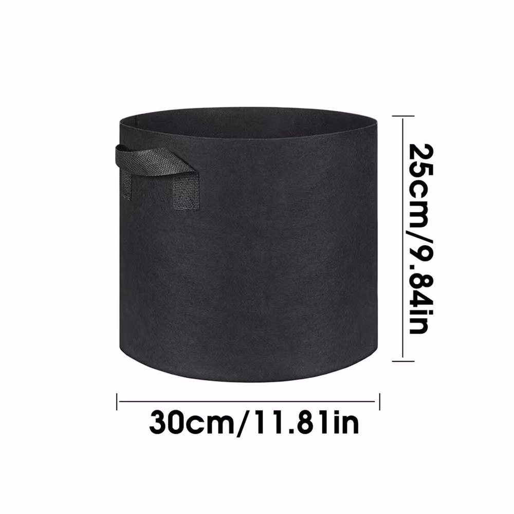 SPETLEK 10 Pack Large Black Plastic Grow Bags for Vegetables and Fruit – 2