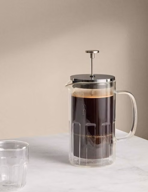 M&S x Kelly Hoppen Transparent Glass Cafetiere