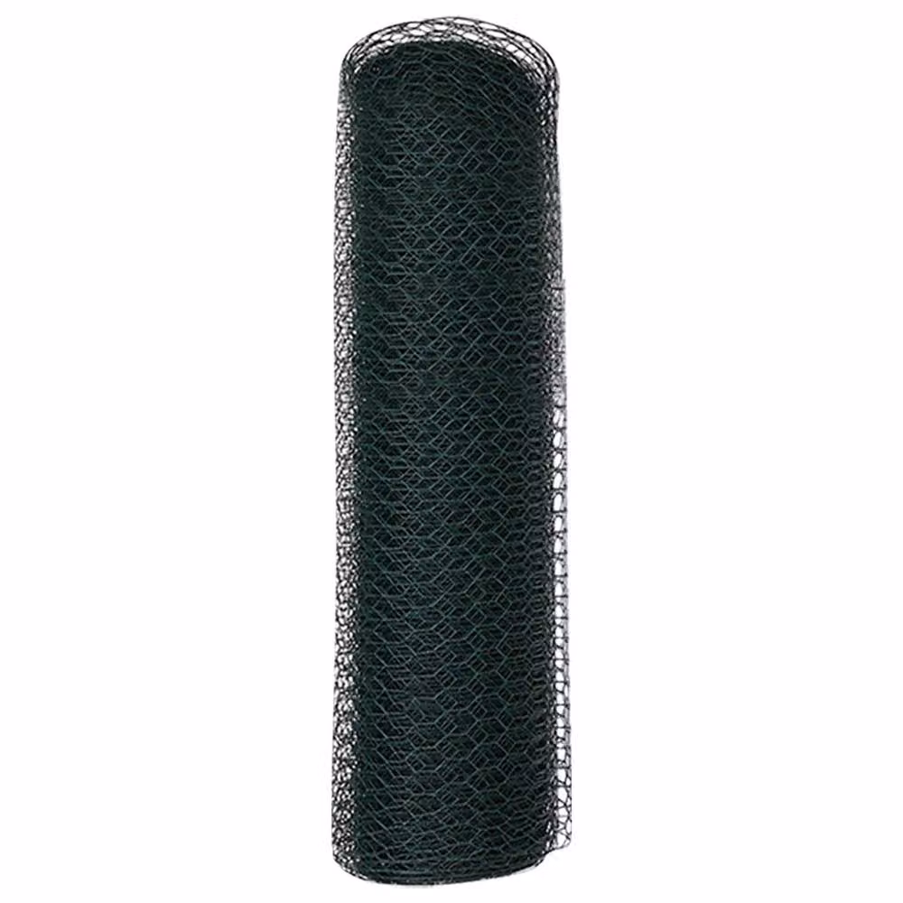Berkfield Home Green PVC Coated Galvanised Steel Hexagon Fence, H: 0.6 m x W: 10 m – 3