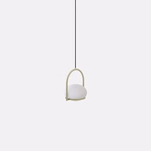 Netlighting LEDS C4 Coco Single Globe Pendant Light in Gold and White with E14 Socket