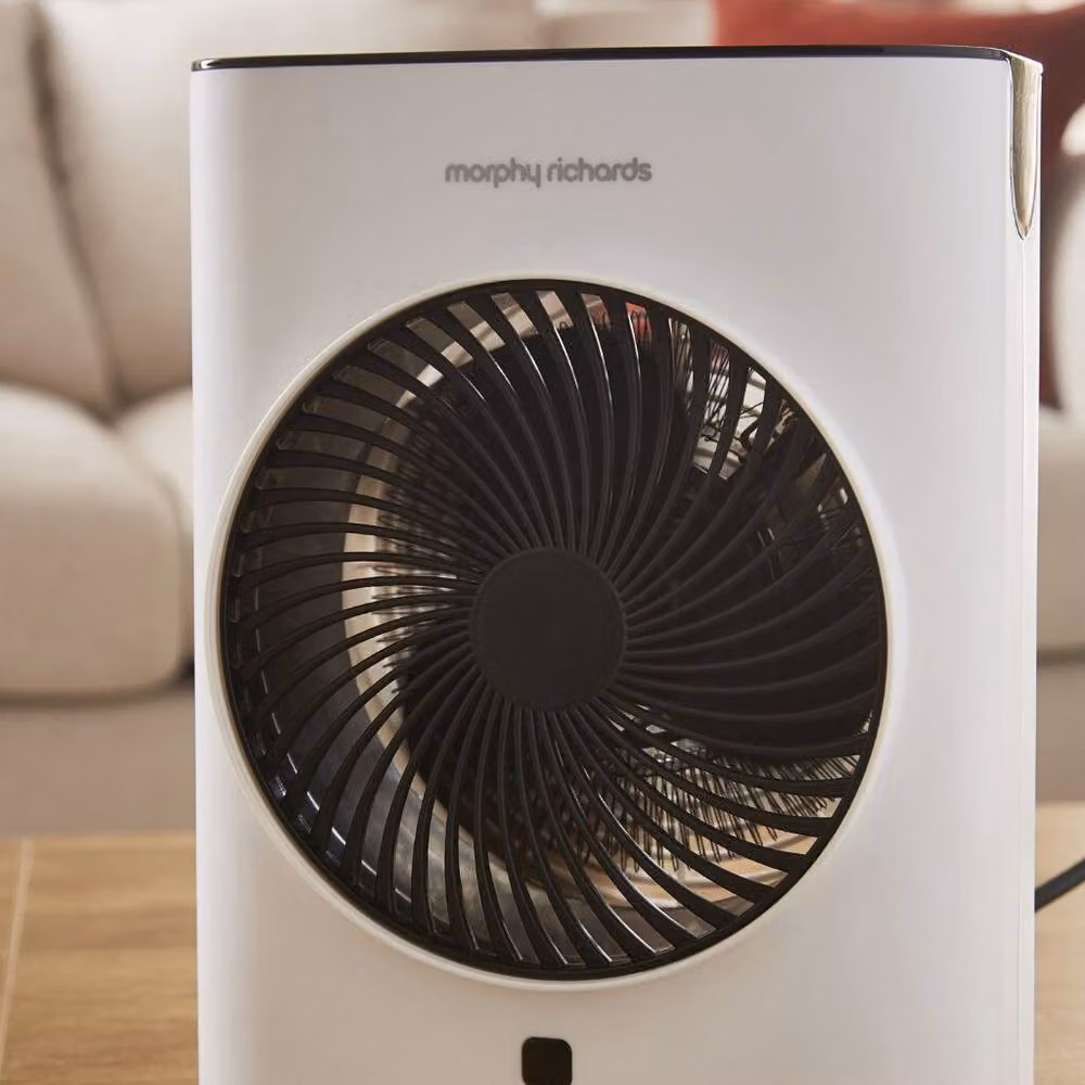 Morphy Richards HeatFlux 2kW Upright Fan Heater with Remote Control and Thermostat, White – 13