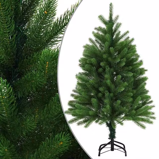 Berkfield Home Pre-lit Artificial Christmas Tree with Ball Set, Green, Height: 120 cm