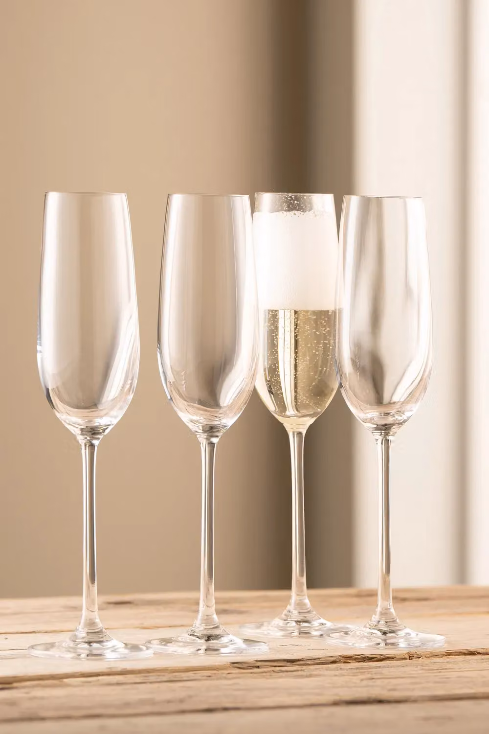 Galway Crystal Solus Champagne Flute Set of Four in Clear Crystal – 2