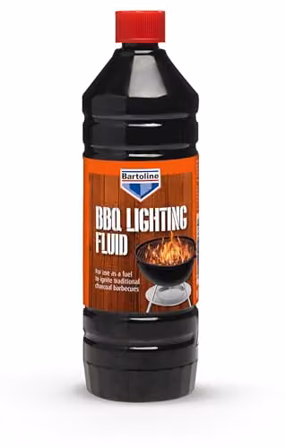 Bartoline Barbecue Lighting Fluid 1L for Quick and Safe Charcoal Ignition