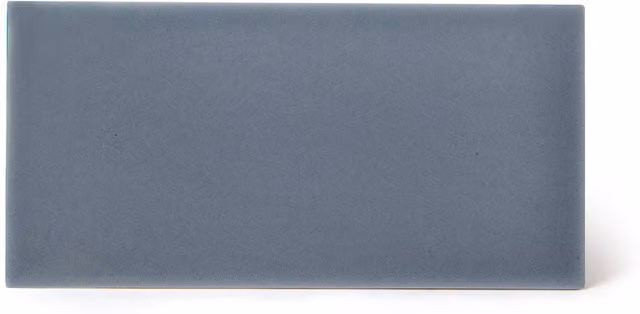 VYNER Stratus Metro Grey Plain Ceramic Field Tile W/H: 7.62 x 20 cm
