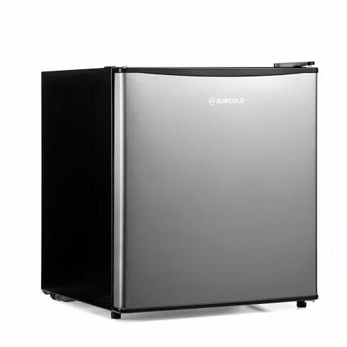 Subcold Cave50 Stainless Steel Drinks Fridge with LED Interior Light in Silver or Black – 3