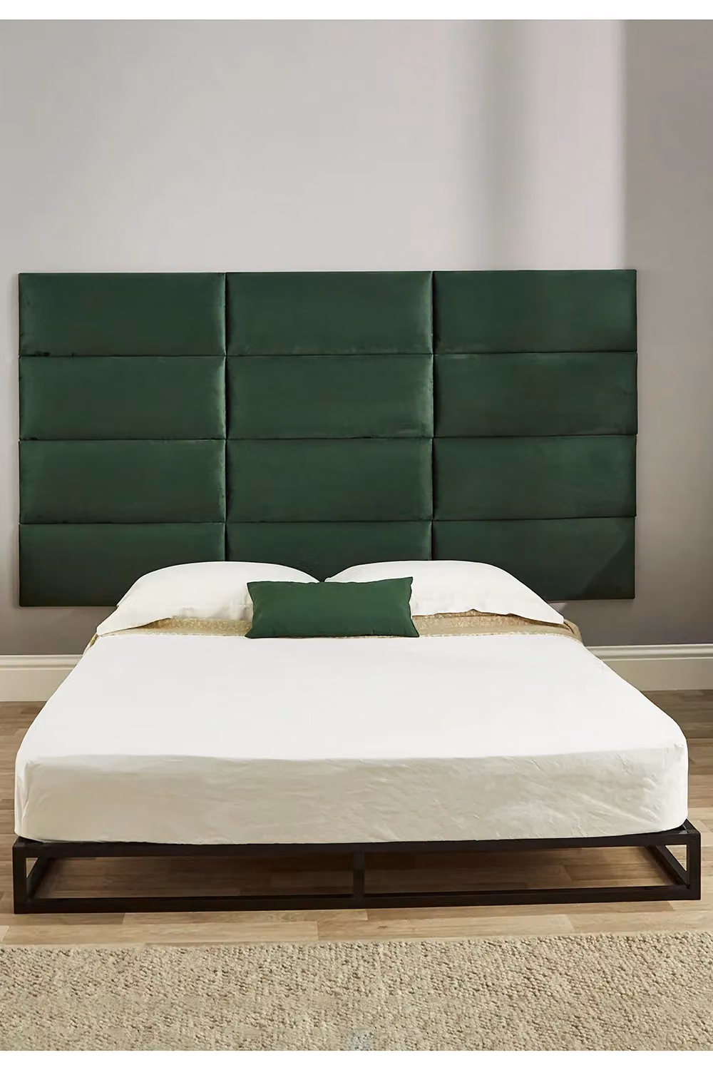 Aspire Loft Single Metal Bed Frame in Black, W/D/H: 90 x 200 cm – 2