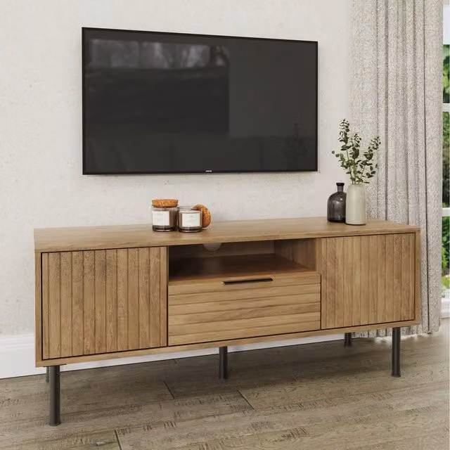 GFW Nervata Oak TV Unit