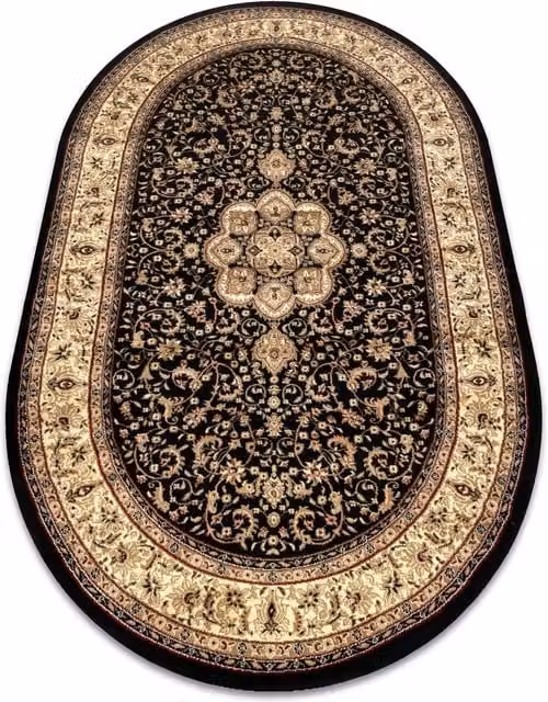 RugsX Royal Oriental Rug in Black, W: 200 cm, L: 290 cm