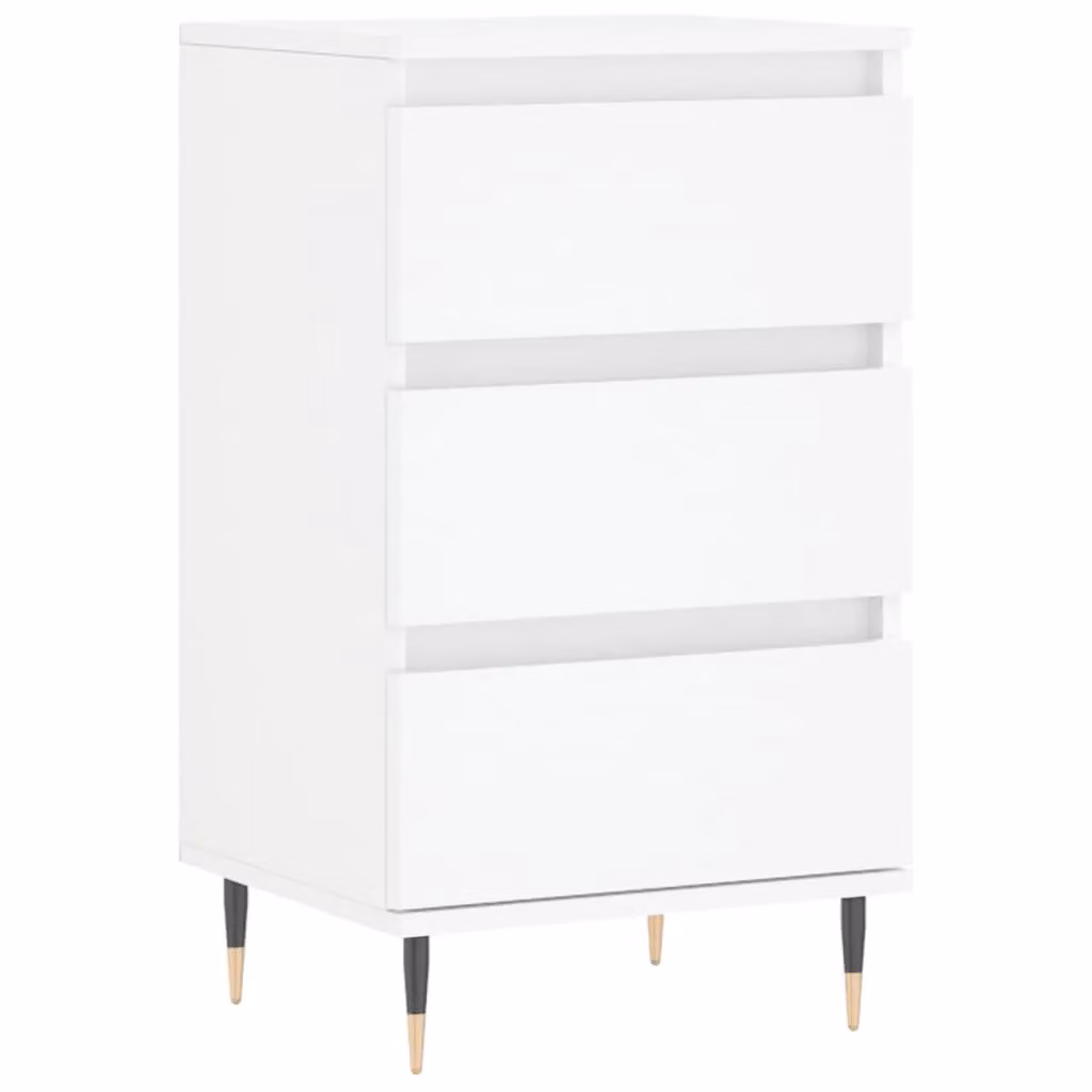 Berkfield Home Modern White Matt Sideboard, W/D/H: 40 x 35 x 70 cm – 2