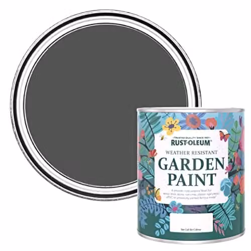 Rust-Oleum Chalky Garden Furniture Paint in Grey Matt Finish, 0.75 l – 1