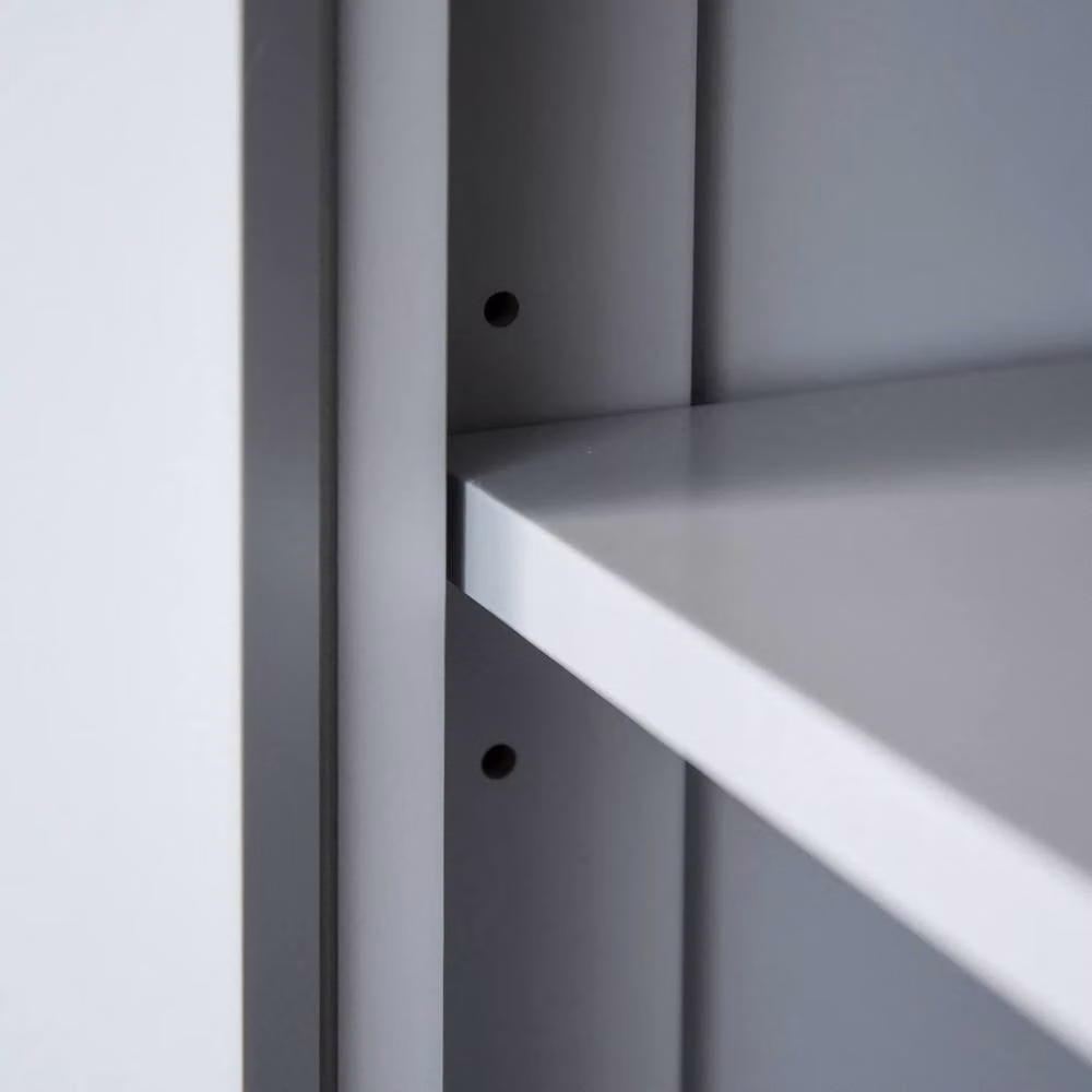 FORGEVIO Tall Kitchen Cupboard and Pantry Cabinet in Matt Grey, H: 183.0 cm, W: 40.2 cm, D: 76.2 cm – 4