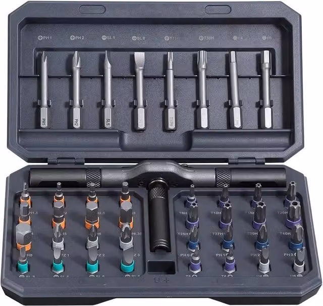 Havendro 42-in-1 Magnetic Ratchet Screwdriver Set in Black