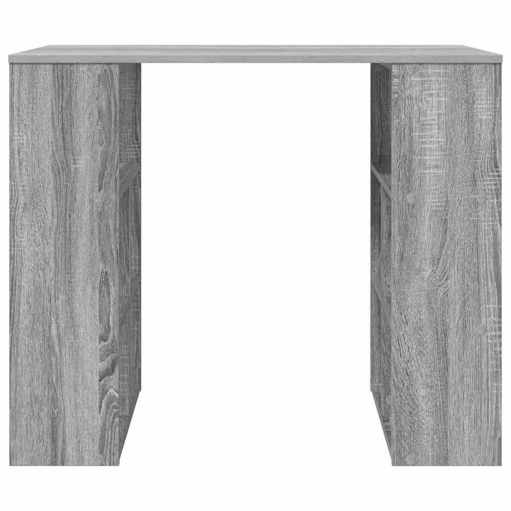 Berkfield Home Modern Corner Desk in Grey Sonoma Particle Board and MDF – 4