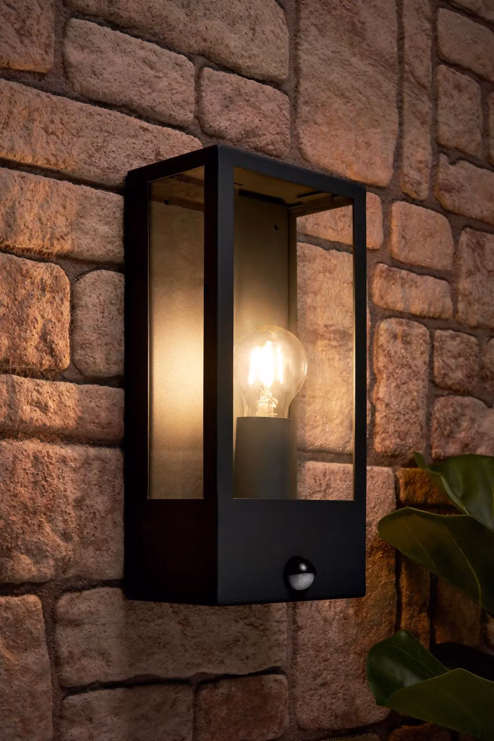 BHS Lighting Wallace Modern Outdoor Wall Light with Motion Sensor in Black – 3