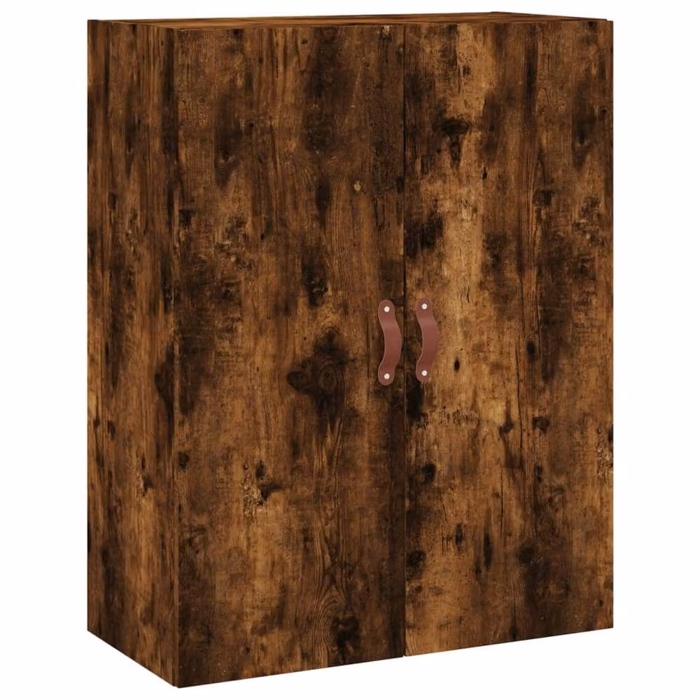 Berkfield Home Wall Mounted Smoked Oak Cabinet in Brown W/D/H: 69.5 x 34 x 90 cm – 3