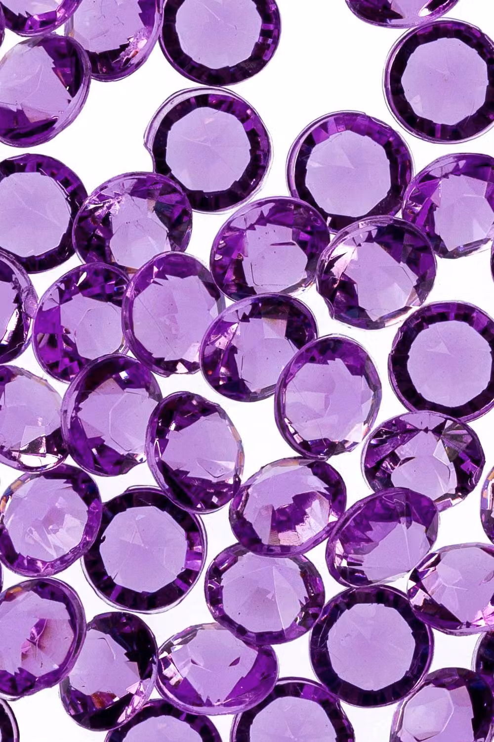 Neel Blue Acrylic Rhinestone Table Confetti Scatters, 4000 Pieces in Lilac/Purple – 3