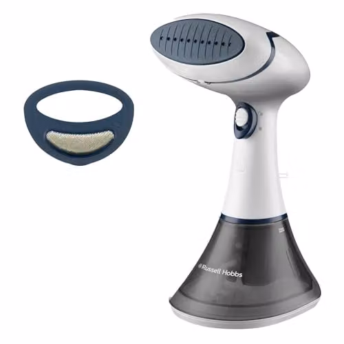 Russell Hobbs Steam Genie Essential Handheld Vertical Clothes Steamer, White, 1600W