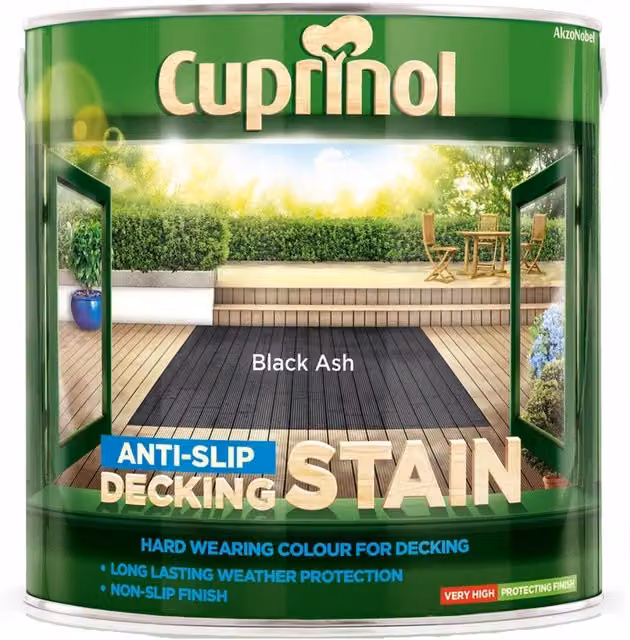 Cuprinol Black Ash Matt Woodcare, 2.5 l – 3
