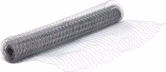 Apollo Gardening Galvanised Steel Wire Mesh Netting in Silver, 50 cm x 0.6 cm
