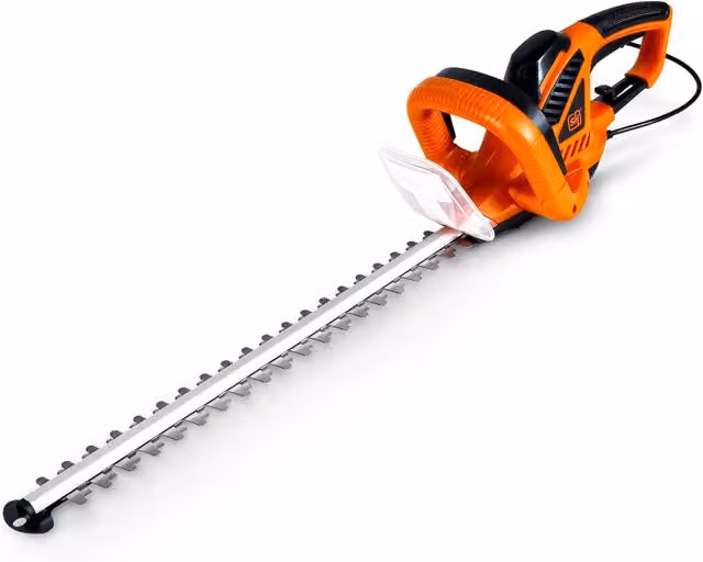 Superhandy 600W Electric Reciprocating Hedge Trimmer, Orange