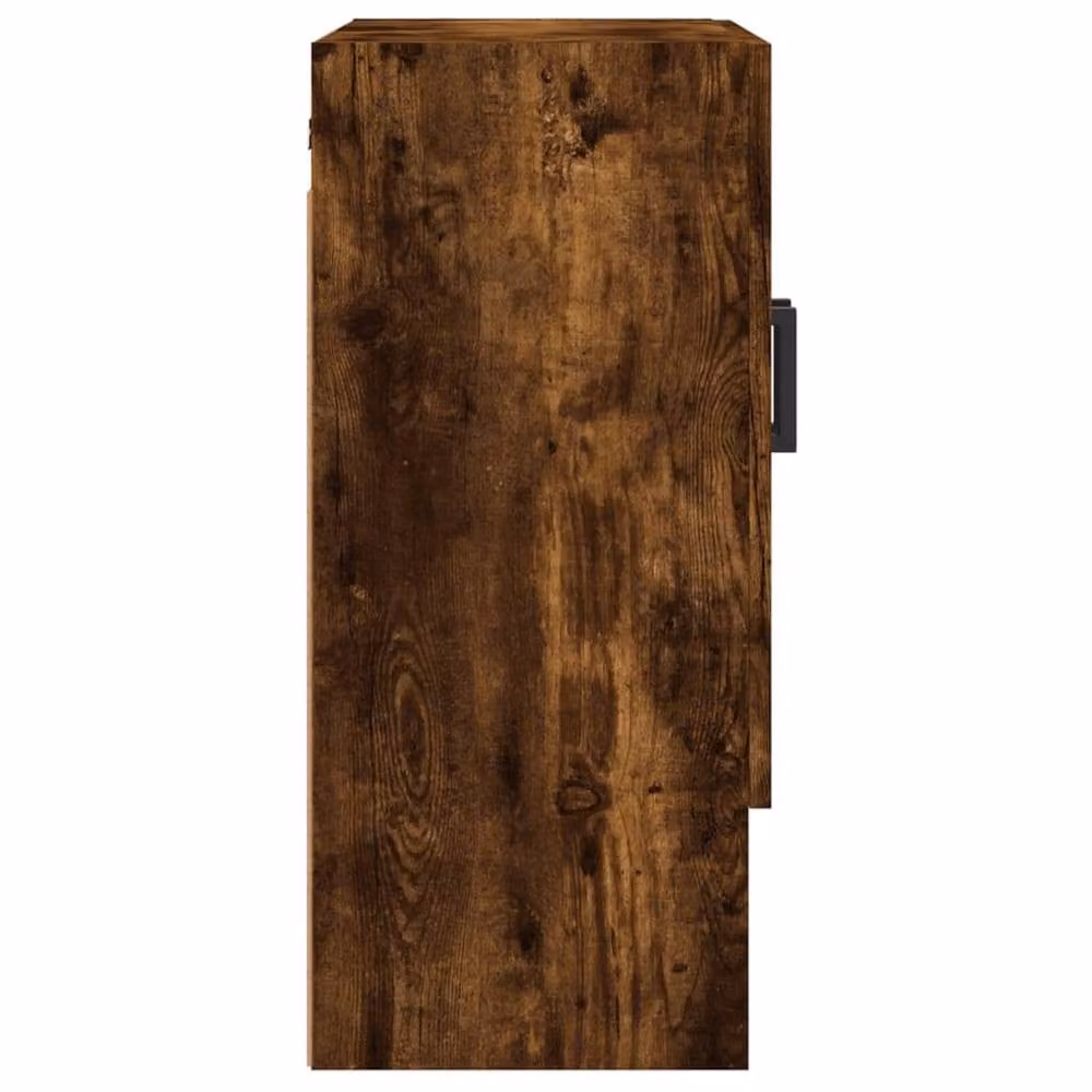Berkfield Home Smoked Oak Wall Cabinet in Brown, W/D/H: 60 x 31 x 70 cm – 5