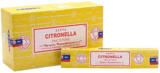 Satya Citronella Incense Sticks, Multicolour