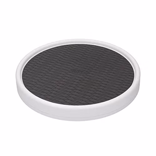 Copco White Plastic Non-Skid Lazy Susan Turntable, Diameter: 30 cm – 1