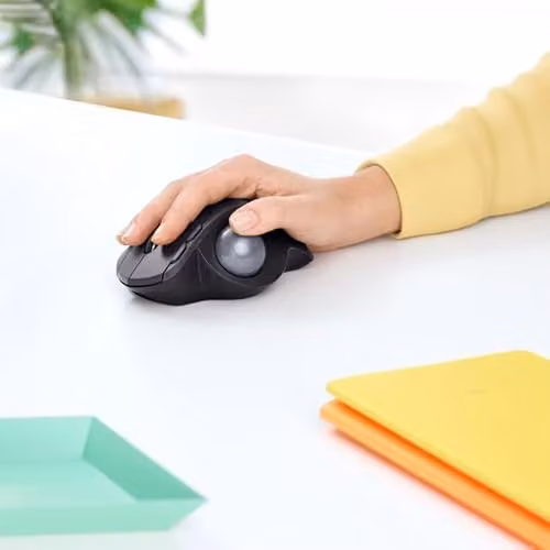 Logitech MX Ergo Wireless Trackball Mouse in Black or Anthracite – 2