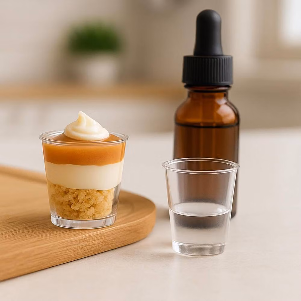 ECONX 30 Pack Reusable Plastic Shot Glasses, 30ml, Transparent – 2