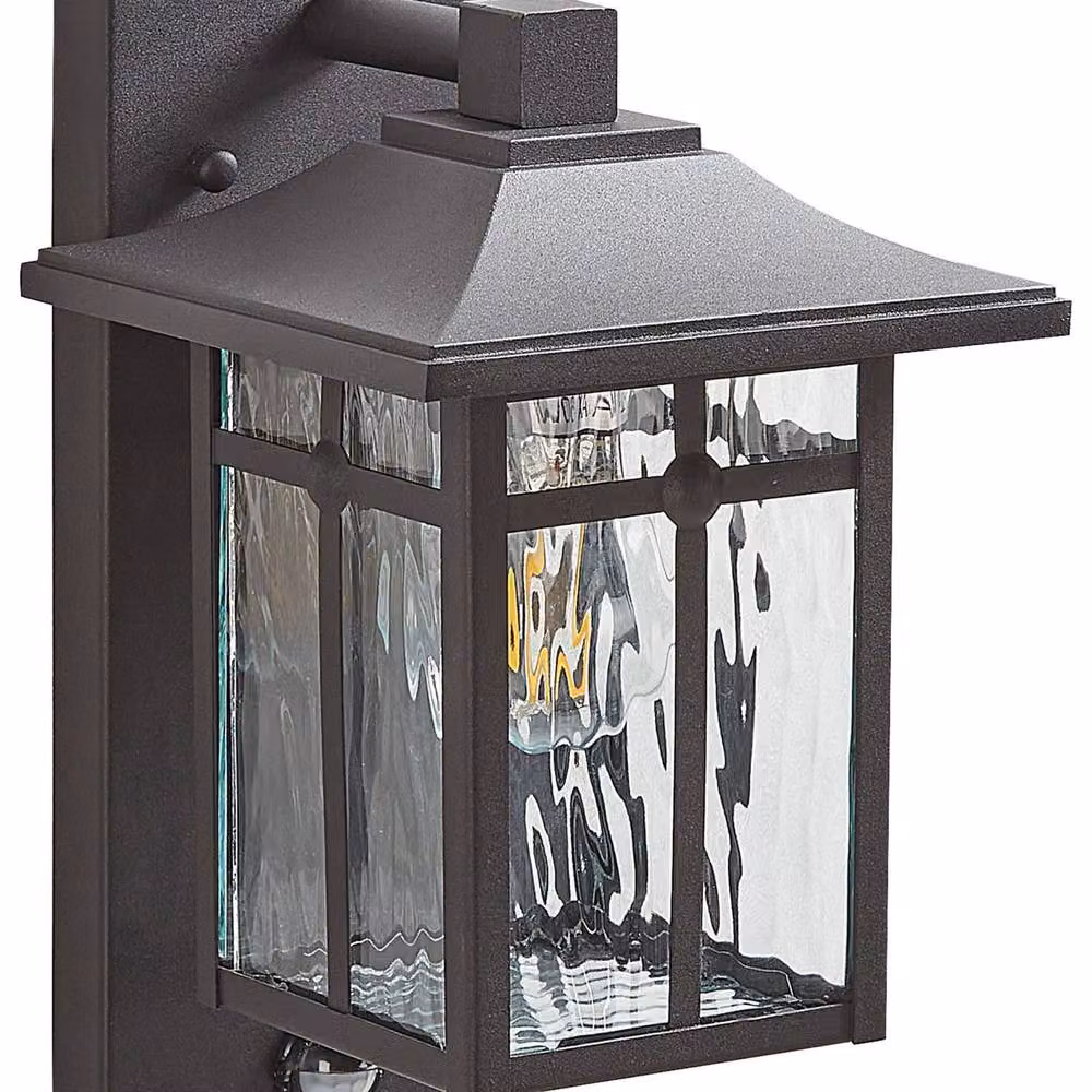 Wyld and Coco Retro Lantern Outdoor Wall Light in Matt Black with Motion Sensor – 2