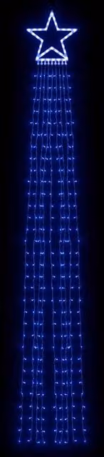 Berkfield Home Blue LED Christmas Tree Lights with 320 LEDs