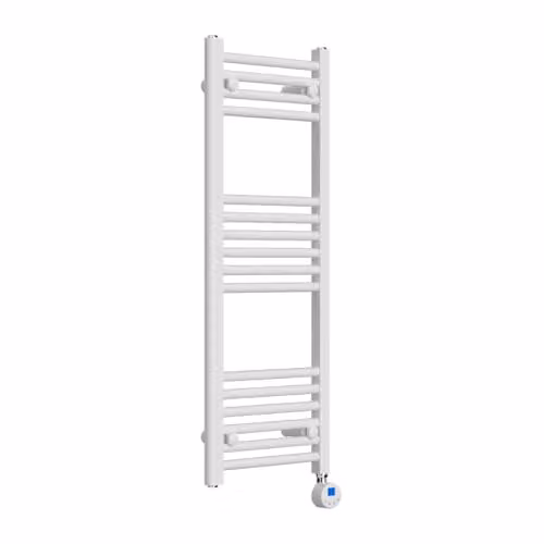 Lux Heat White Electric Ladder Towel Radiator H 1000 mm x W 400 mm