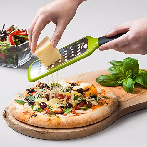 Zeal Stainless Steel Fine Grater with Non-Slip Base, Green – 2