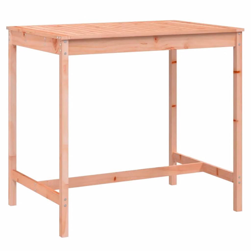Berkfield Home Garden Table in Brown Solid Douglas Wood, W/D/H: 121 x 82.5 x 110 cm – 2