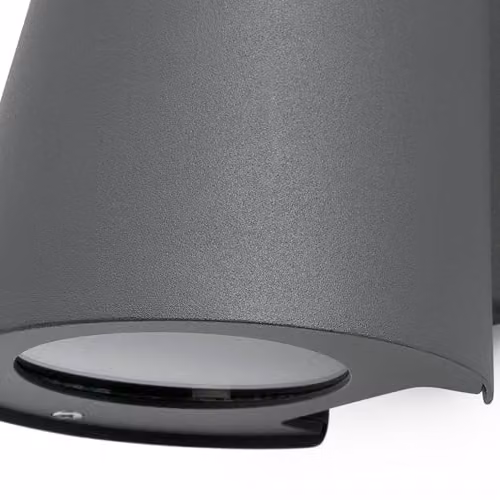 Netlighting Tinia Outdoor Wall Light Dark Grey IP44 E27 – 4